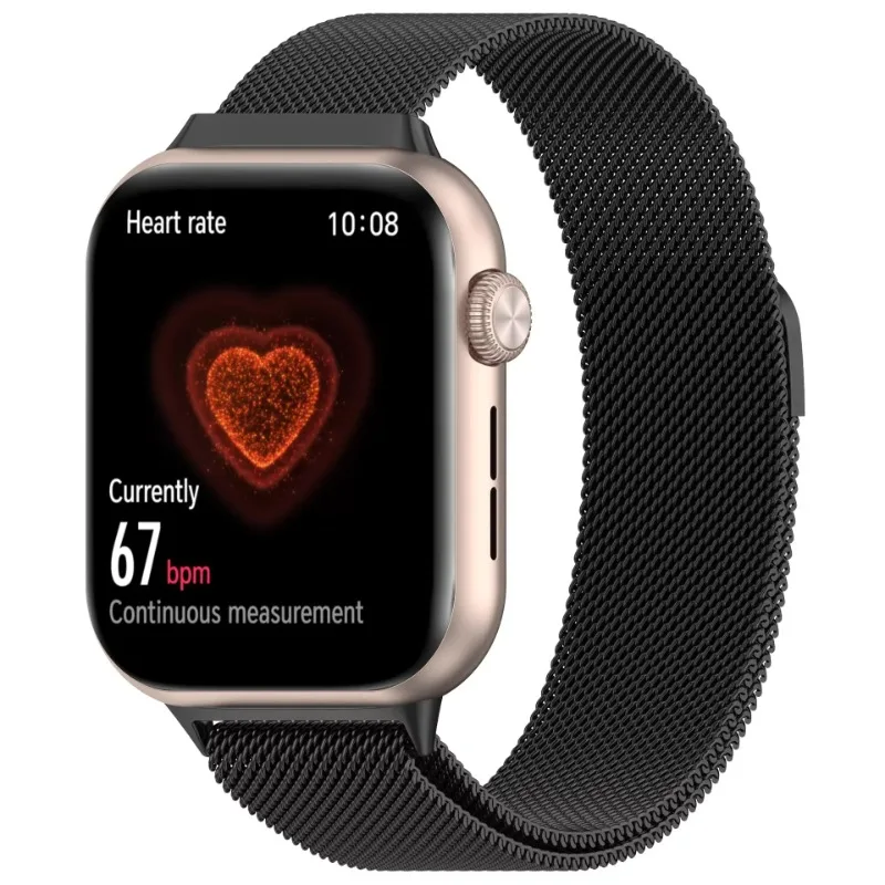 Milanese Magnetic Stainless Steel Business Watchband Bracelet - Adjustable Metal Loop Strap