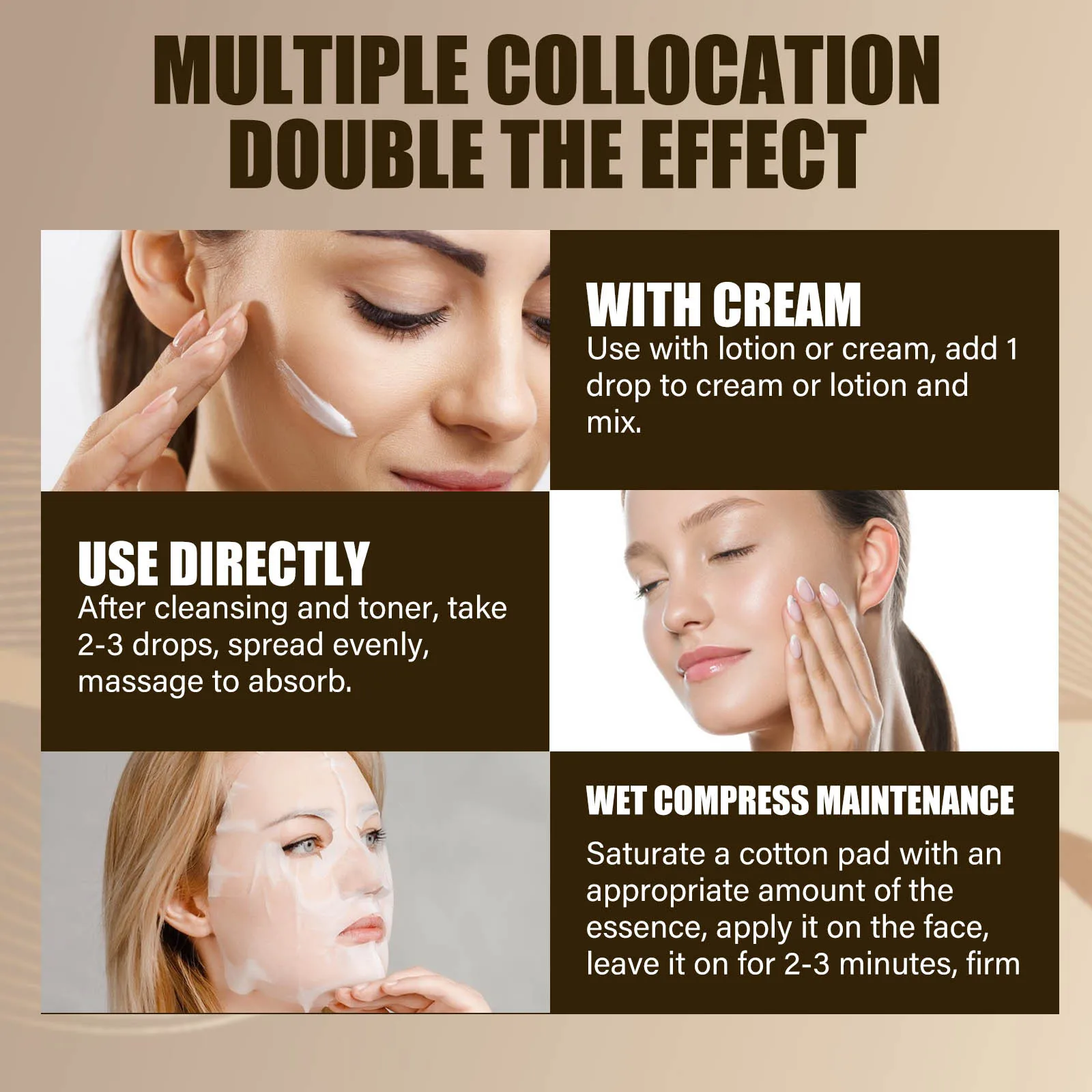 Lactobionic Acid Pore Serum - Exfoliating  Moisturizing Hyaluronic Essence for Blackhead Removal