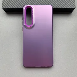 IMD Matte Laser PC+TPU Armor Phone Case - Durable and Stylish Protection for OPPO A17K 4G (IMD purple)