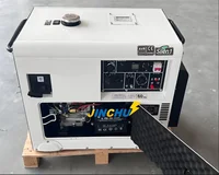 Groupe électrogène silencieux JC Mini 5KW 6kVA triphasé AC/DC à turbine à gaz, alimenté au gaz, essence, GPL, biogaz, 5-10KW 2