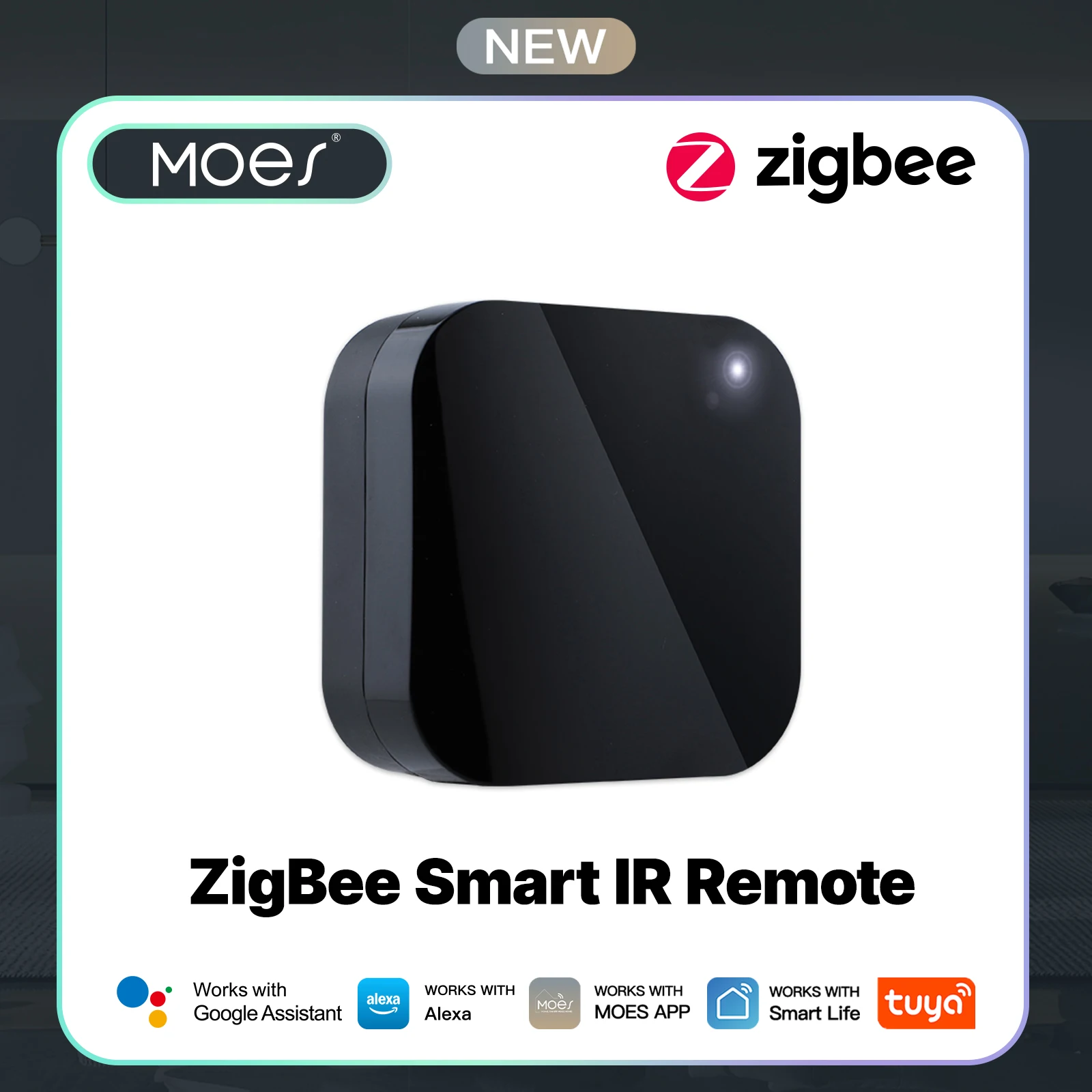 MOES Tuya ZigBee Smart IR Remote Control Universal Infrared Remote Controller Smart Home works Alexa Google Home