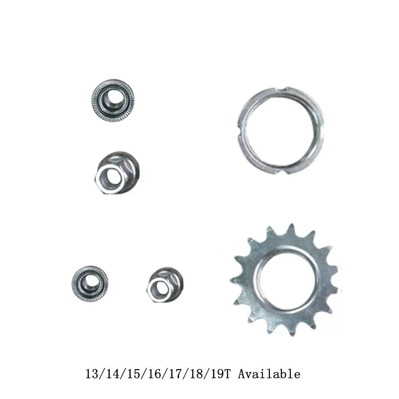 Fixed Gear Single Speed Bicycle Hub 20/24/28/32/36H With Sprockets