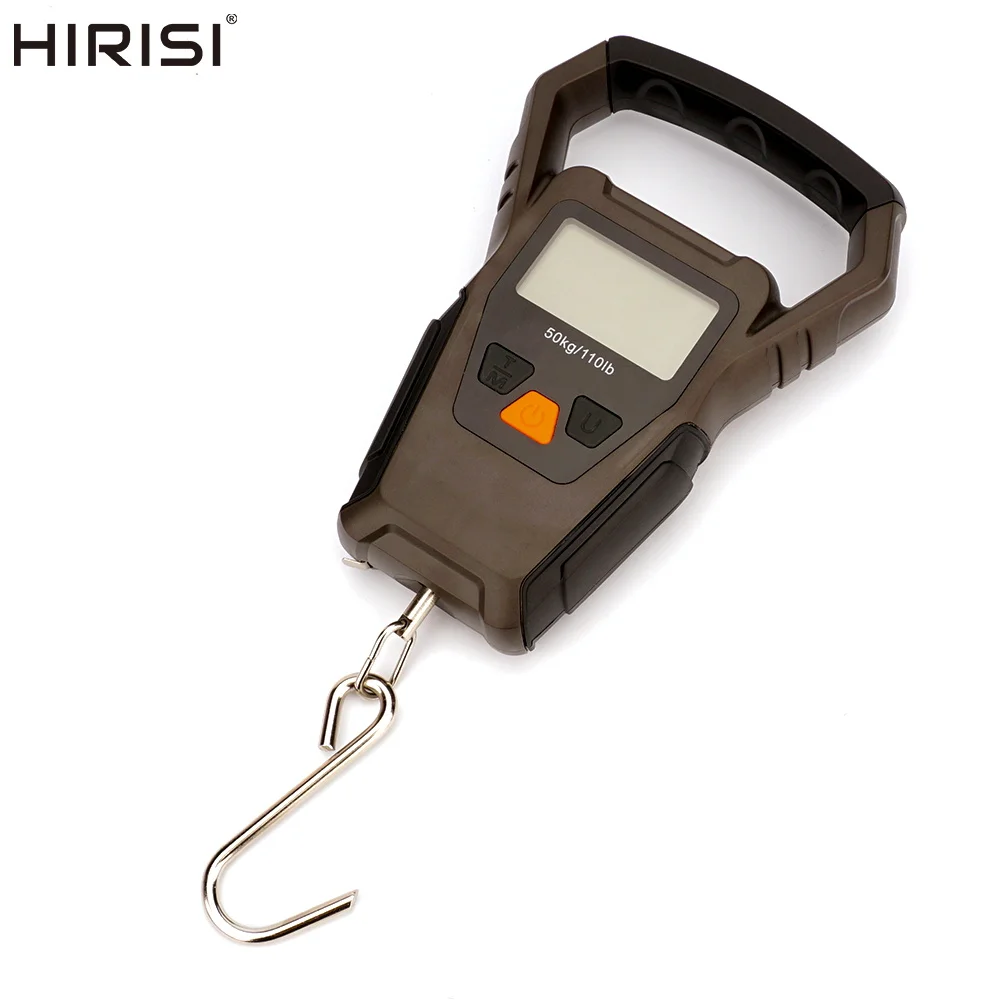 Balance électronique pêche Hirisi 50kg écran LCD rétroéclairé pour peser vos prises facilement