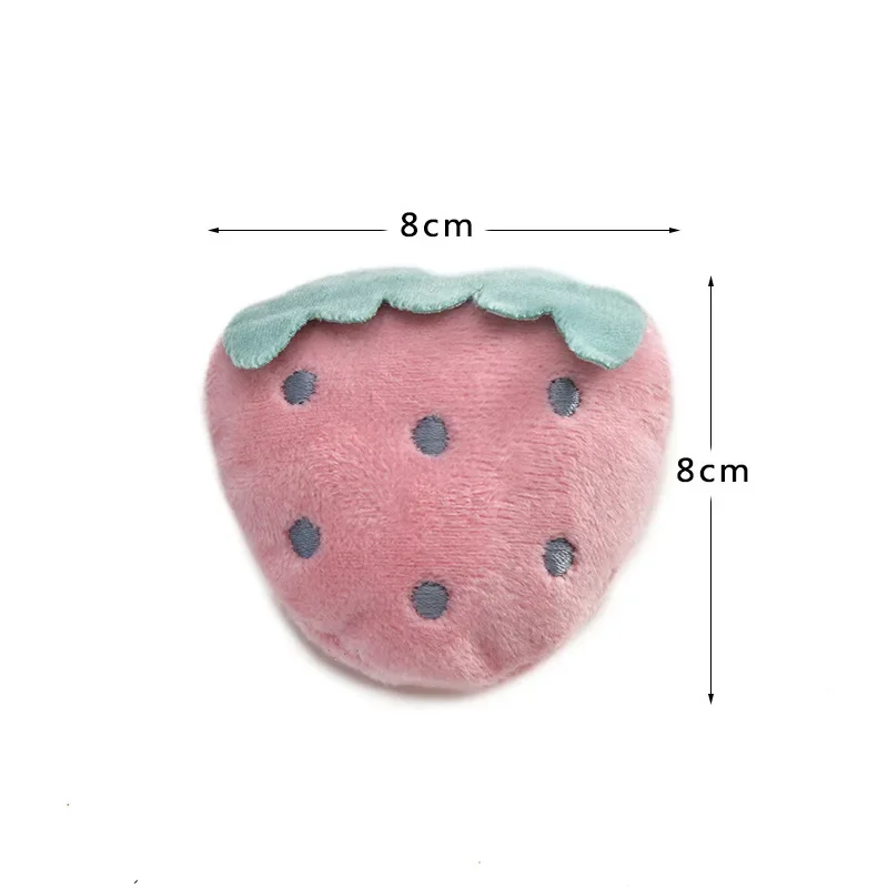 10pcs Mini Claw Machine Stuffed Toys Accessories Cartoon Fruit Cute Animal Children DIY Automatic Doll Machines Prizes Girl Gift 6