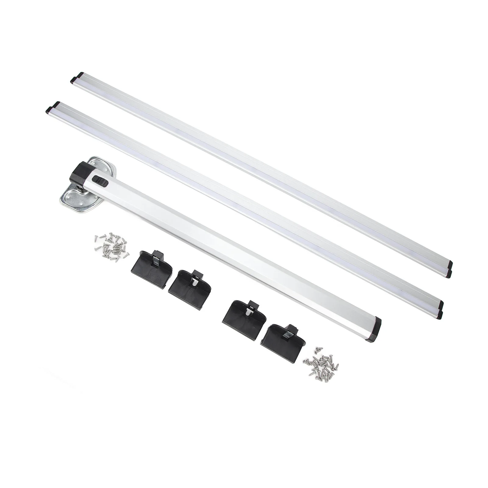 Folding Table Leg and Slider Rail 28.5in Collapsible Legs 38.6in Dual Rails For Dining Table RV Motorhome Yachts Accessories