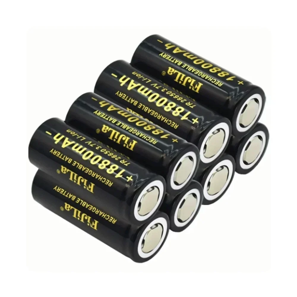 Rechargeable Battery 26650 18800mAh 3.7V 50A + charger