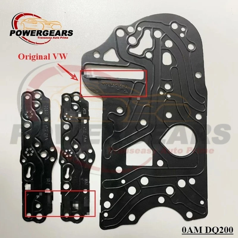 Original New 0AM DQ200 DSG7 Transmission Housing Repair Kit Includes Gasket Filter Rubber Ring Fits For Audi VW Skoda 0AM325066C