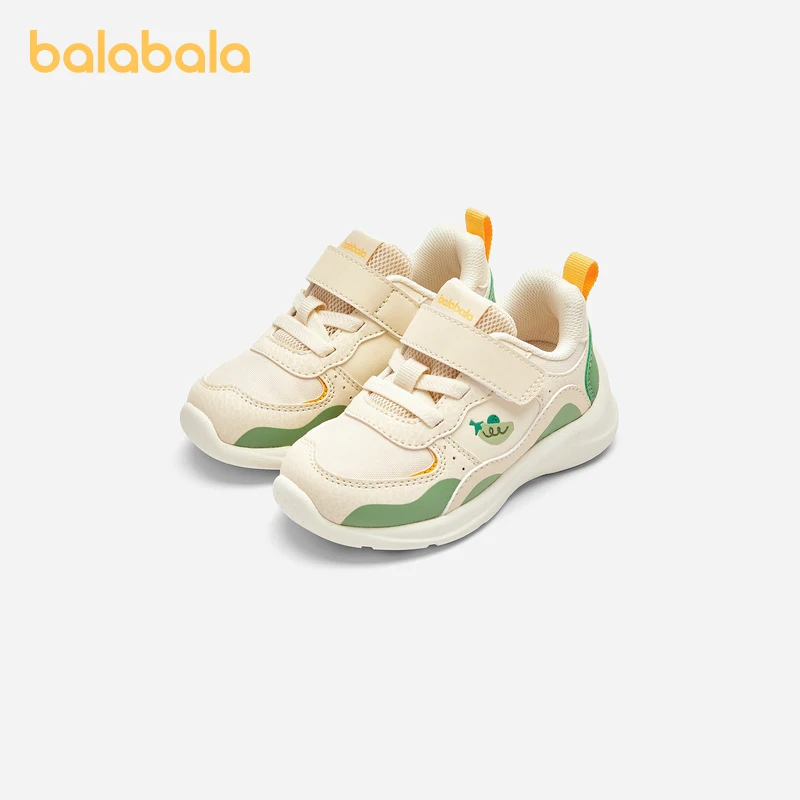 Balabala Baby Walking Shoes Baby Boys Girls 2024 New Soft-soled Trendy Boys Functional Shoes Anti-slip Kids Shoes 5