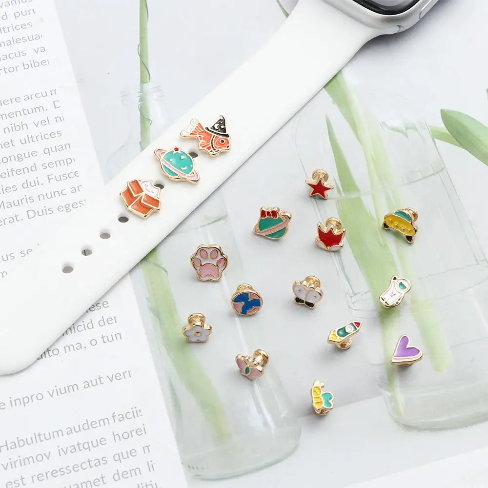 Chic Silicone Bracelet Charms & Decorative Nails