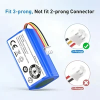 Batterie li-ion 14.4V/14.8V 18650 pour aspirateur Robot LIECTROUX C30B XR500 E30 pour PROSCENIC 800T 830P 820P 820T 820S 6