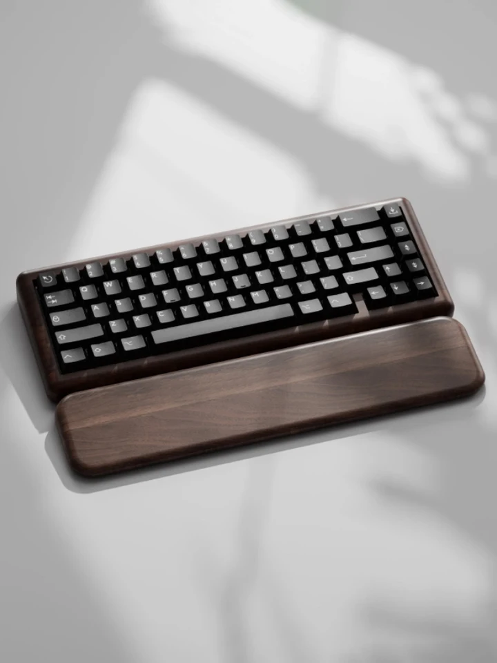 KBDfans DUSK67 Walnut Mechanical Keyboard Kit Aluminum/PC/FR4
