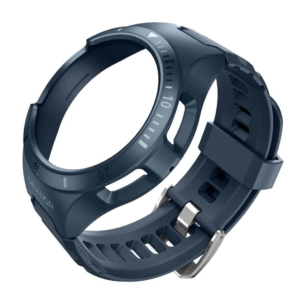 Rugged Shockproof Sports Band with Case - Adjustable Uni-body Design