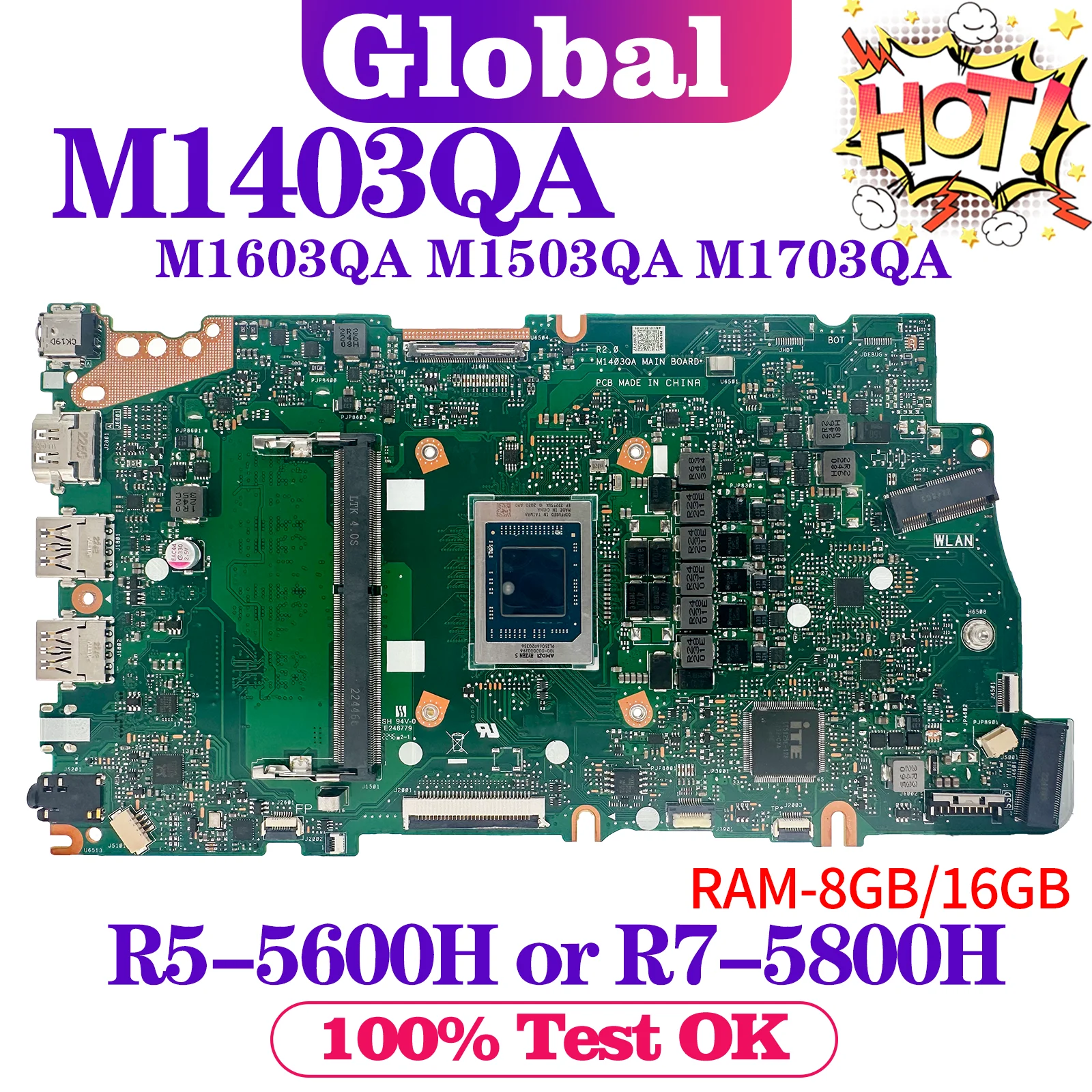 Placa-m-e-m1403qa-para-asus-m1503qa-m1603qa-m1502qa-m1702qa-m1703qa ...