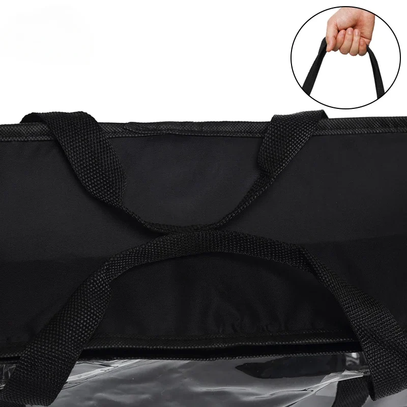 Large Capacity Transparent Storage Bag DVD Storage Bag, Comic Book Storage Bag, Transparent Collection Bag, Clothing Storage Bag 5