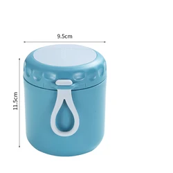 Insulated Stainless Steel Thermal Food Jar - Keeps Meals Hot (Blue)