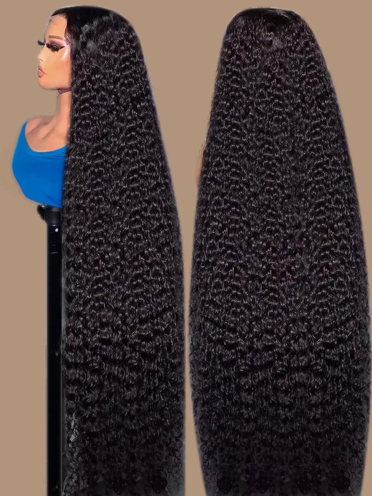 Human Hair Wigs 13x6 Loose Deep Wave Lace Frontal 13x4 Curly 40 46 Inch For Women