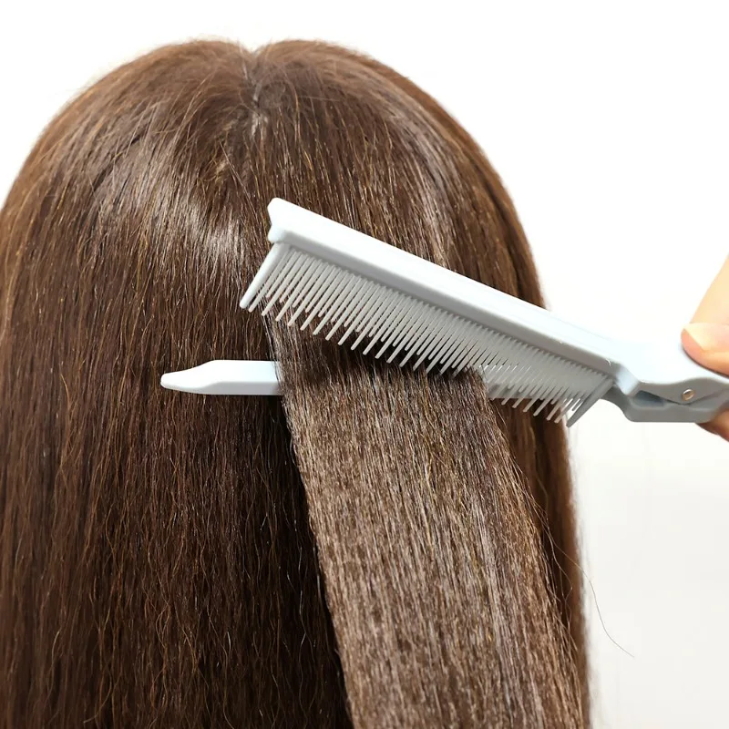 Hair Cutting Comb Tip-tail High-gloss Comb High-gloss Plastic Hair Salon Makeup Brush Stereotypes Comb Tool Weaving 4