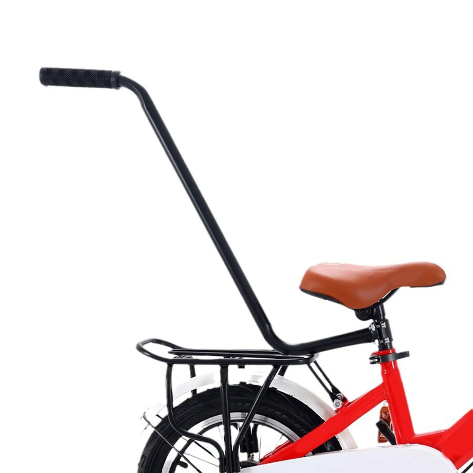 Kids Bike Training Handle Riding Push Rod Bike Grab Supplies Metal - Main Image