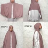 Solid Jersey Modal Hijab Instant Hijab Scarf For Woman Muslim Hijab Shawls Ladies Long Wraps Ethnic Islamic Headband 170*85cm 1
