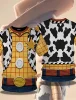 Toy Story Lightyear Woody Buzz T-shirt Anime Cartoon Style For Couple's Kids Adults Gifts Cosplay Back To Childhood 3D Printed 1