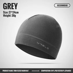 Men's Winter Thermal Sports Beanie - Soft, Windproof, and Warm (Grey)
