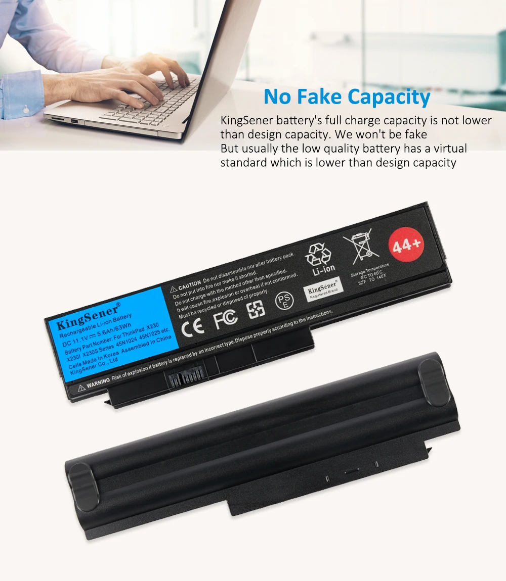 Фото Аккумулятор KingSener 45N1025 для ноутбука Lenovo Thinkpad X230 X230i X230S 45N1024 45N1028 45N1029 45N1020 45N1021 №4