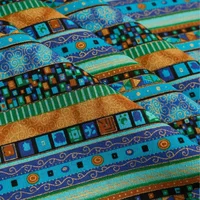 Stripe Pattern Cotton Linen Upholstery Fabric for Sofa Cover Dress Making Decorative Pillowcase Bohemian Household Quilt Textile 2