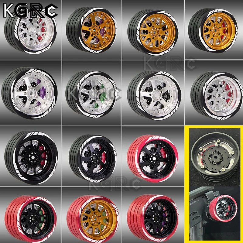 Metallo Rc Telecomando Trasmettitore Volante Volantino Per Flysky Nb4 Sanwa Mt4 Futaba 3Pv Wfly X9