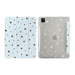 Colorful Stars Patterned 3+Y - Fold Tablet Cover - Galaxy Tab S7 FE (PKZ162C)