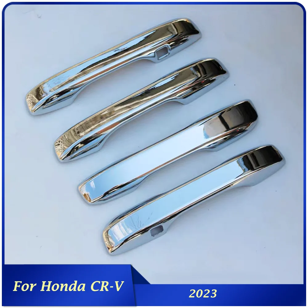 

Стайлинг автомобиля для Honda CR-V 2023, внешняя боковая дверная ручка, обшивка ABS, хромированная внешняя дверная ручка автомобиля, декоративная крышка