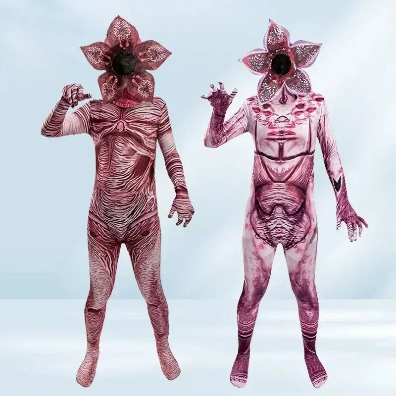 Kinderen Volwassen Feest Carnaval Anime Pak Cos Jongens Meisjes Kannibaal BlOnesie Halloween Horror Cosplay Kostuum Panty