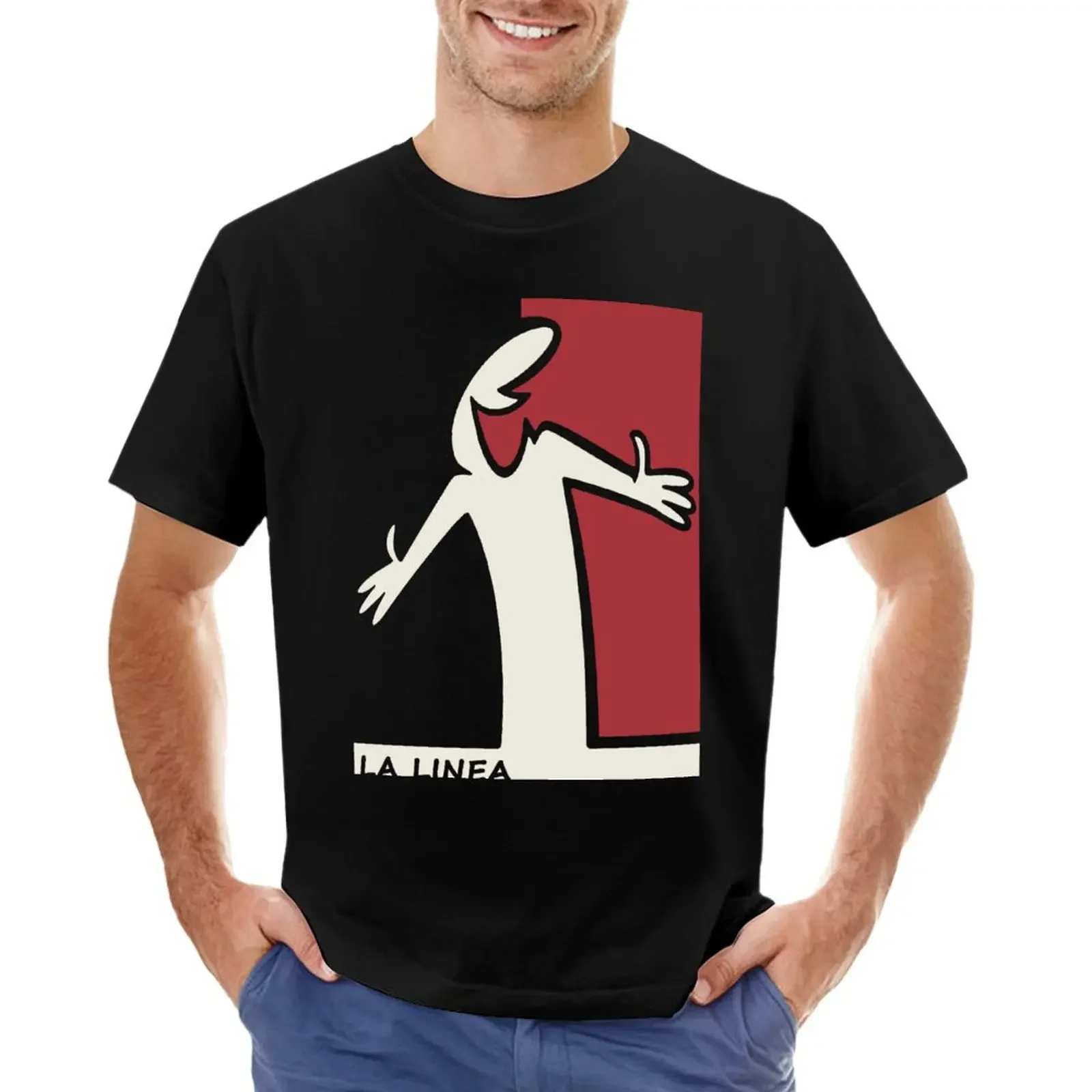 

Linea T-shirt Short sleeve tee aesthetic clothes heavyweights Men's clothing