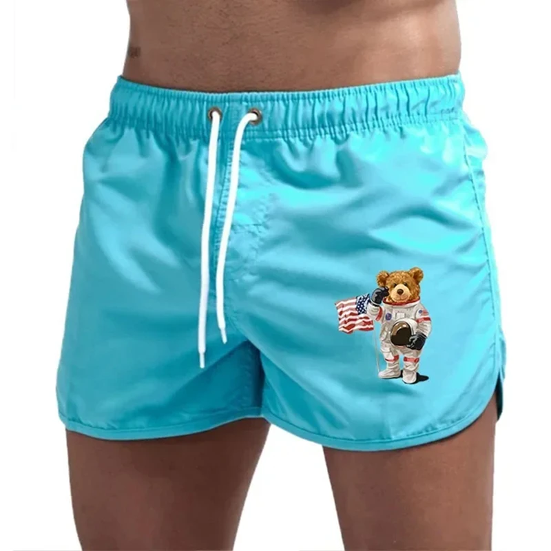 2024 new men's swimming shorts sexy men's beach surfboard summer shorts breathable fast drying sports fashion brand beach shorts 5
