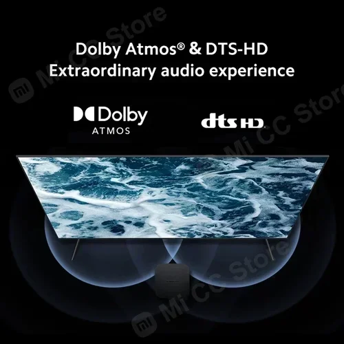 글로벌 버전 샤오미 Mi TV Box 2 세대 4K 울트라 HD 구글 TV 2GB 8GB 돌비 비전 HDR10, 구글 어시스턴트 스마트 Mi Box S 플레이어 5