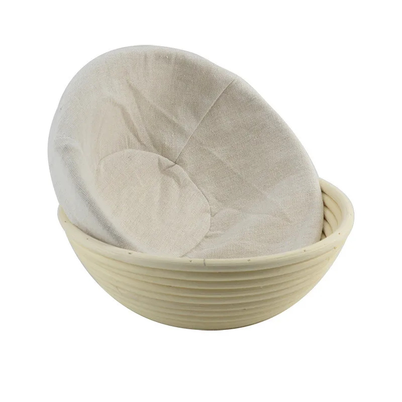 Cestas De Fermentación Para Pan - Juego De 4 Piezas (2 Redondas, 2 Ovaladas), Tela De Lino Y Algodón, Antiadherente, Para Panaderos Caseros