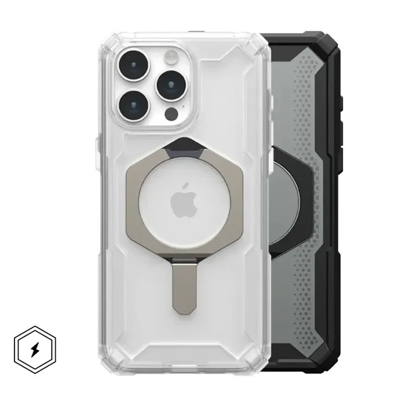Shockproof Kickstand MagSafe Rugged Armor Case with Magnetic Stand Cover