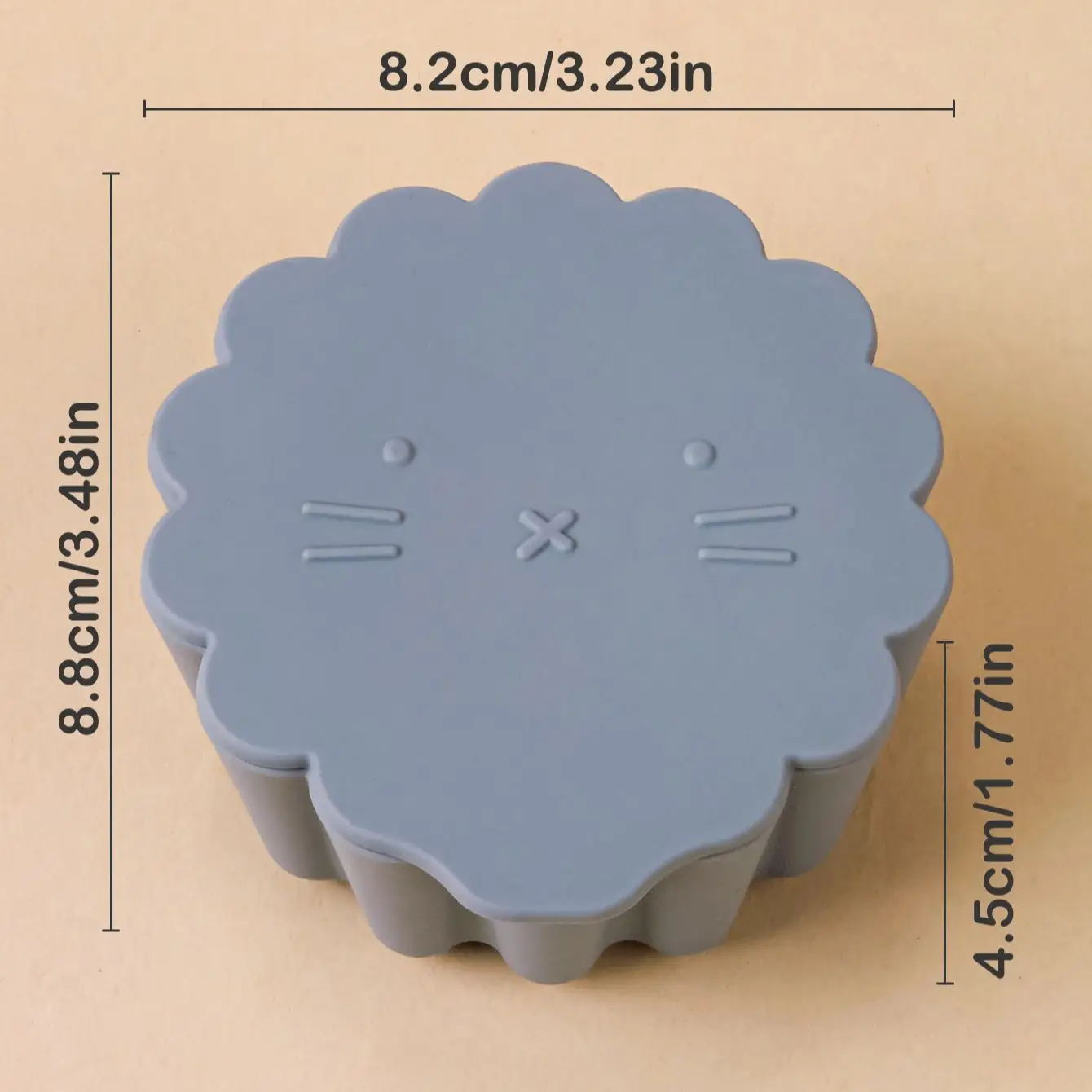 Baby Cartoon Silicone Shape Snack Cup Toddle Portable Food Storage Box Portable Snacks Container BPA Free Soft Lid Baby Stuf 6