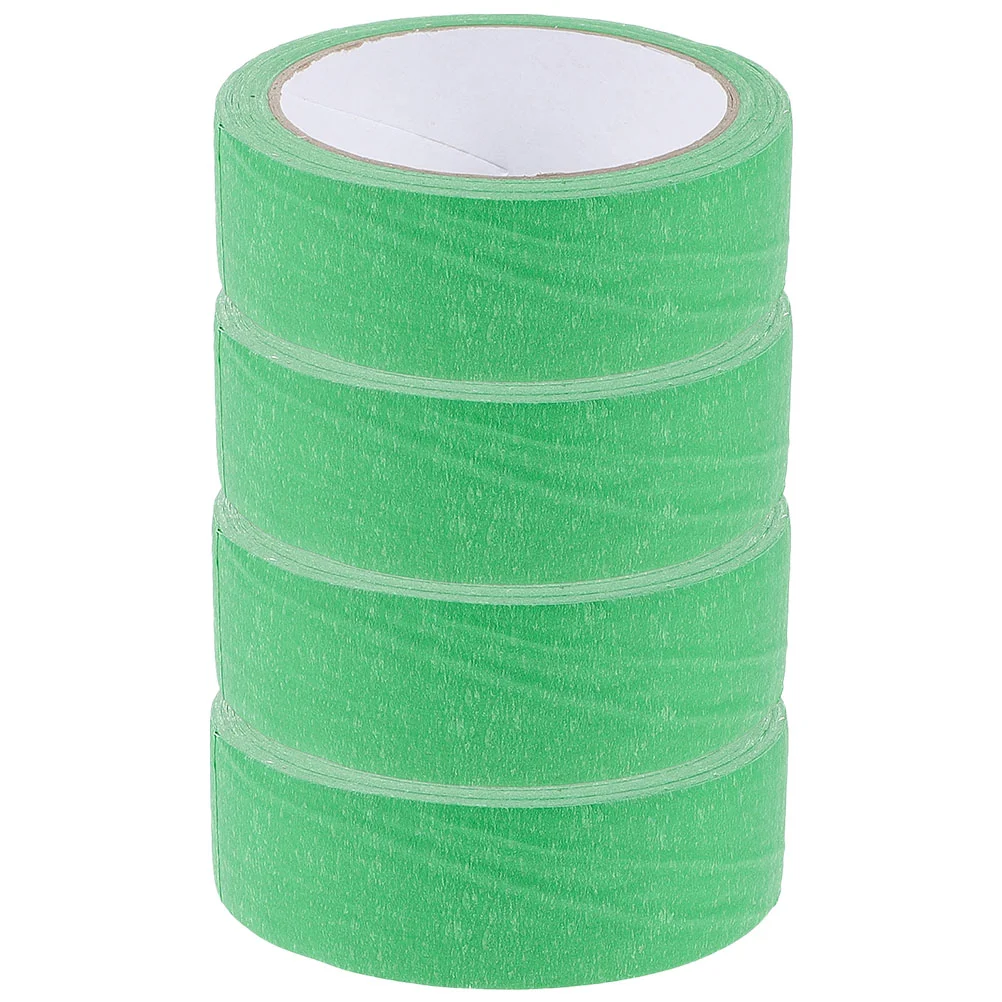 

4 Rolls Masking Tape Paper DIY Crafts Painting for Labeling Low Tack Adhesive