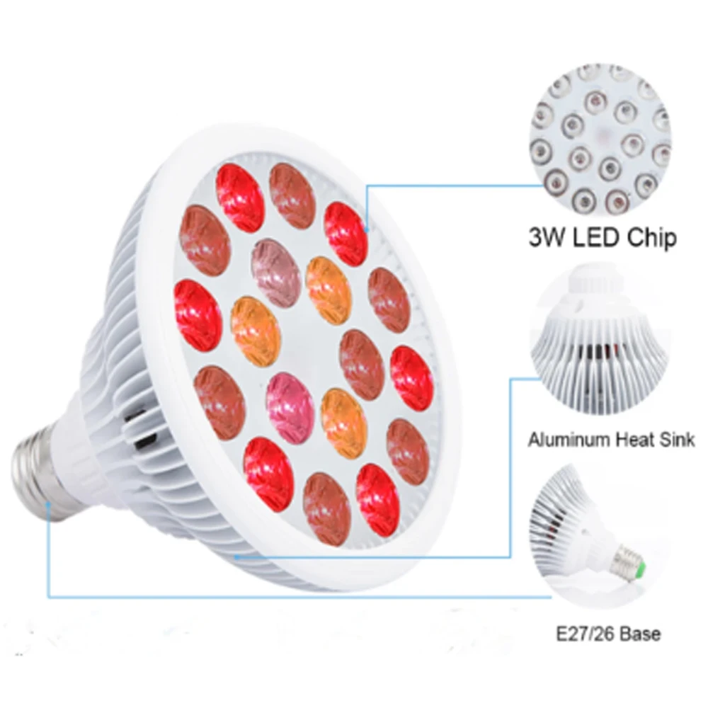 Red Light Therapy LED Lamp - Anti-Aging & Near Infrared Healing Light Bulb