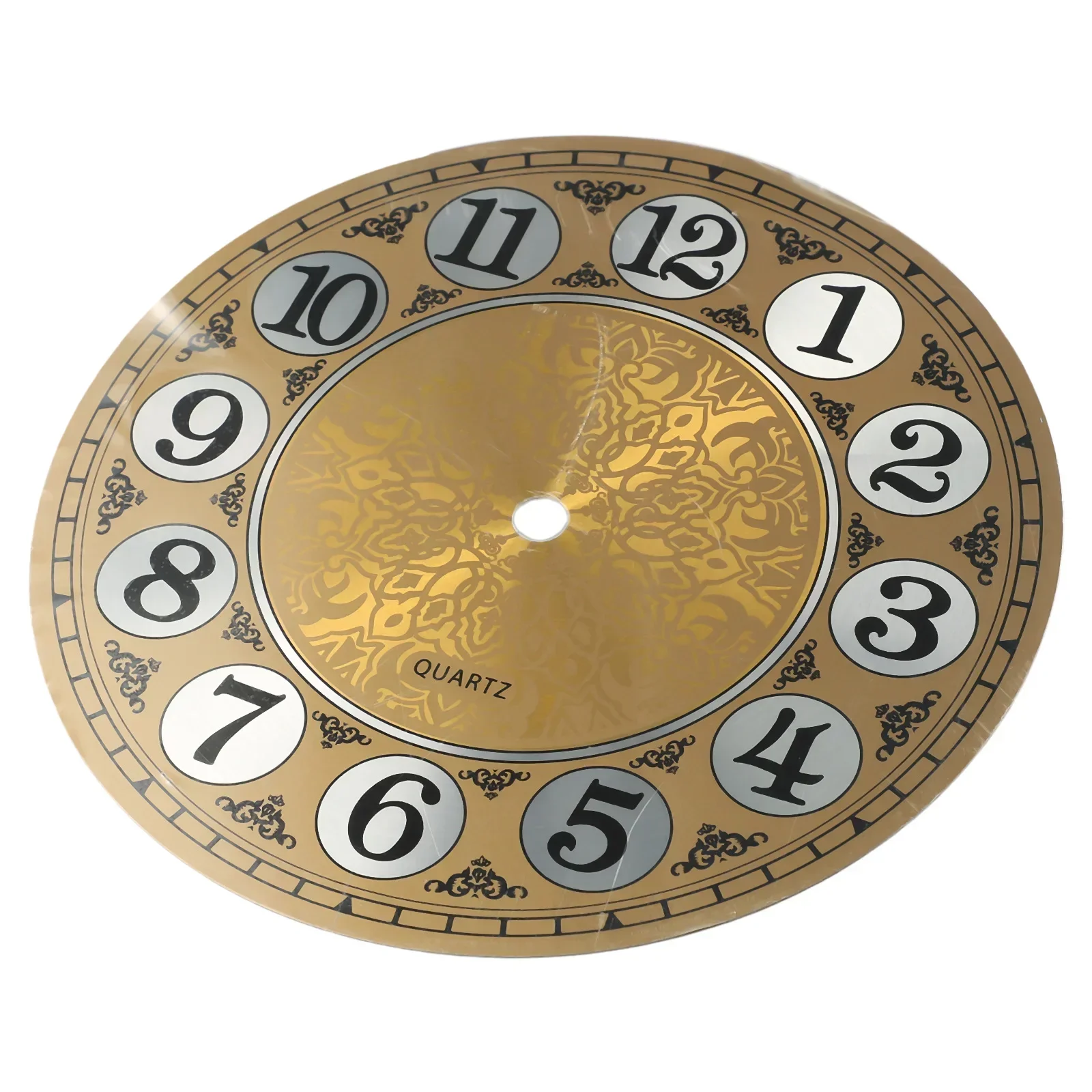 Clock Accessories Dial Face Vintage Aluminium Arabic Numeral Not Fade
