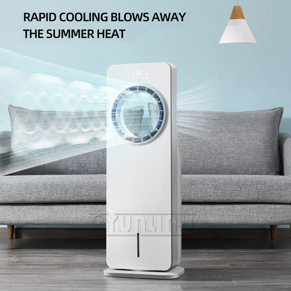 Condicionado Ventilador Elétrico Refrigerador Doméstico Refrigeração sem Folhas ar Condicionado Refrigerado a Água Móvel Climatiseur ar