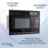 Microwave with Trim Kit | 1.0 Cu. Ft. | 900W | Direct replacement for Greystone and High Pointe (Black) 3