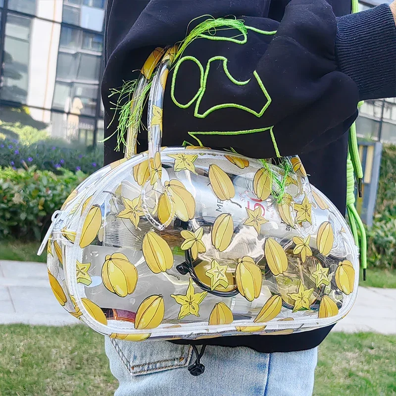 Makeup Bag Clear Portable Transparent Tote Bags Clear Makeup Storage Pouch Large Capacity Cosmetic Organizer Bags Makeup Case