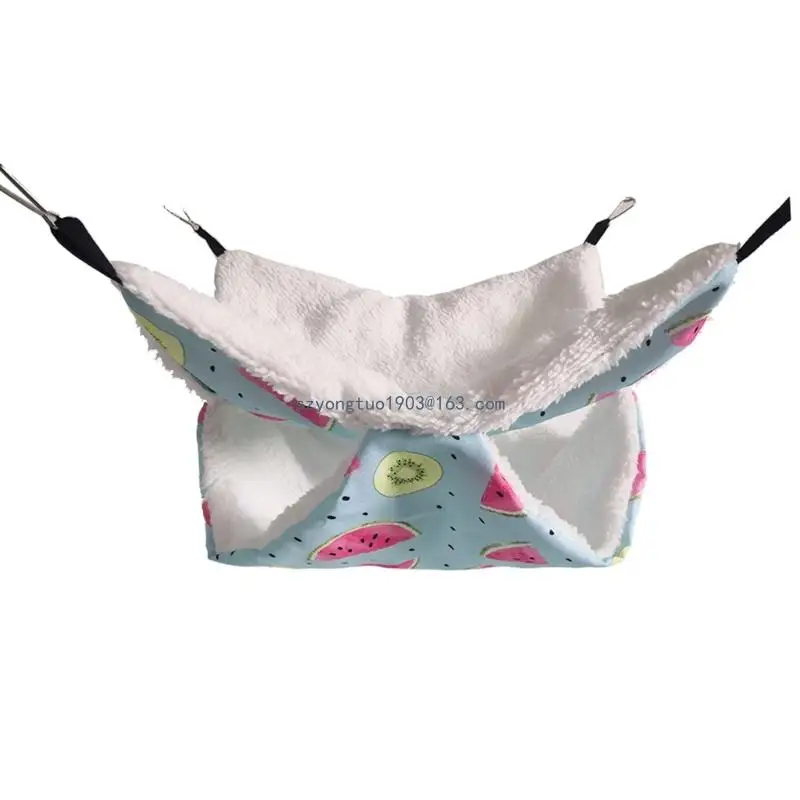 Altalena A Castello Per Criceto Scoiattolo Petauro Dello Zucchero Che Gioca Nel Letto Invernale Addormentato