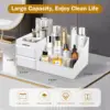 Makeup Organizer With Drawers Desktop Storage Box for Cosmetics Lipstick Brushes Lotions Eyeshadow 5