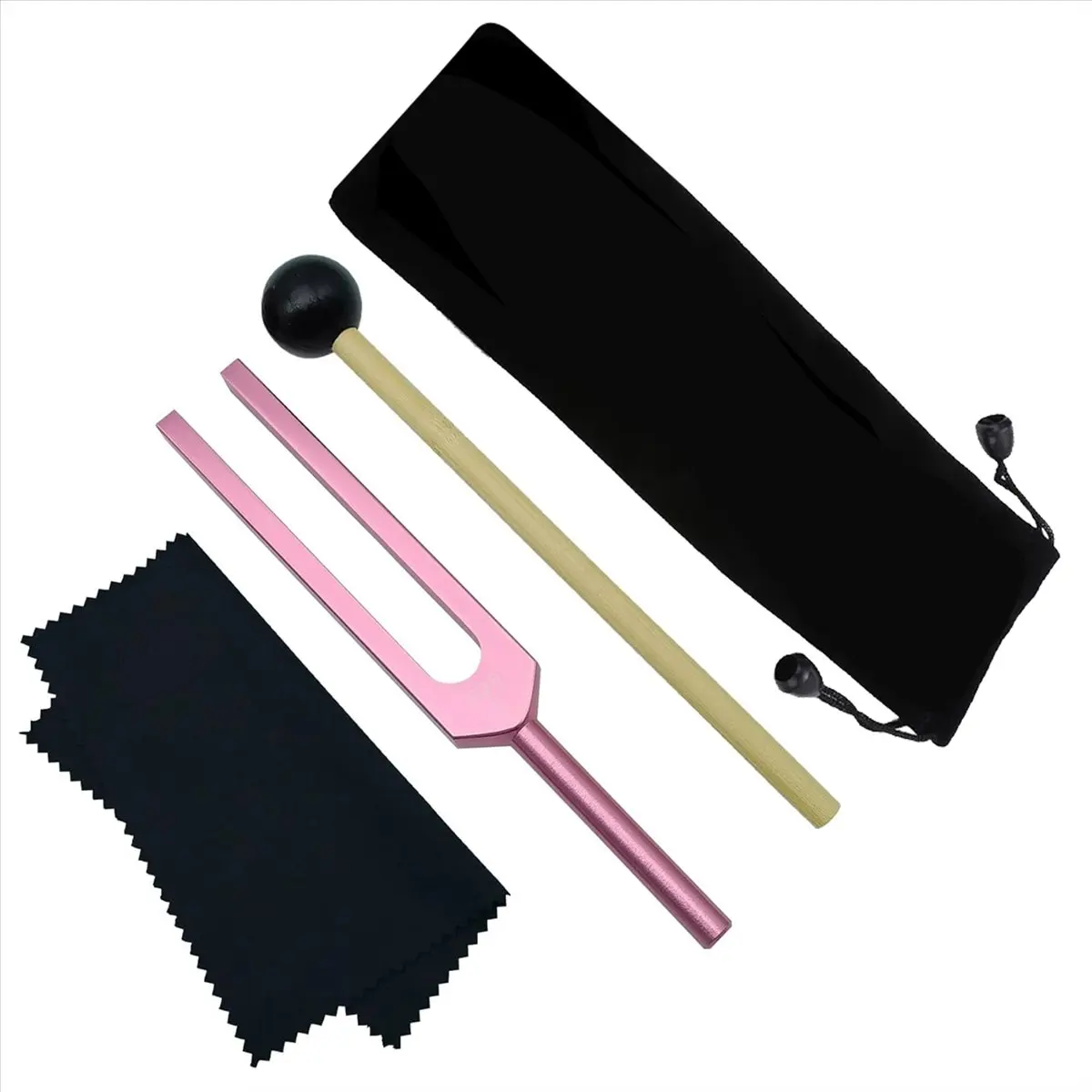 A50U 튜닝 포크, 차크라 치유, 사운드 테라피, 신체, 마음, 정신의 완벽한 조화를 유지하는 528Hz 튜닝 포크, 핑크