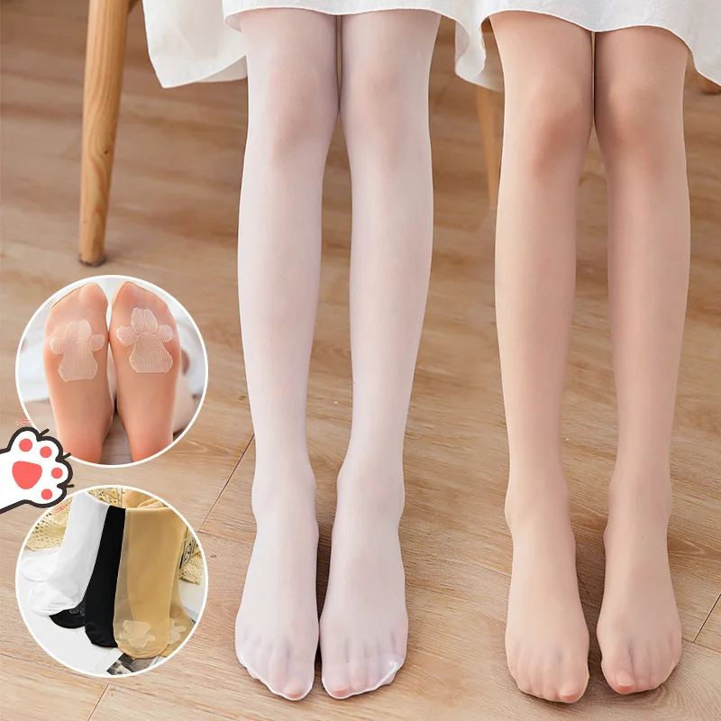 Collants de danse blancs pour petite fille, bas de danse pour adolescentes,  bas fins pour enfants de 3, 7, 10, 14 et 16 ans - AliExpress