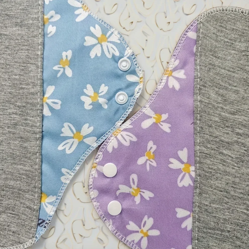 Reusable Adult Diaper Non-slip Soft Washable Panties Menstrual Cloth Sanitary Feminine Hygiene Pad Period Cotton Panty Liners