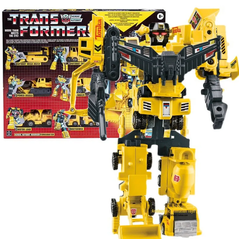 

Hasbro Genuine Transformers Toys Yellow Hercules G1 Make Up Anime Action Figure Deformation Robot Toys for Boys Children Gifts