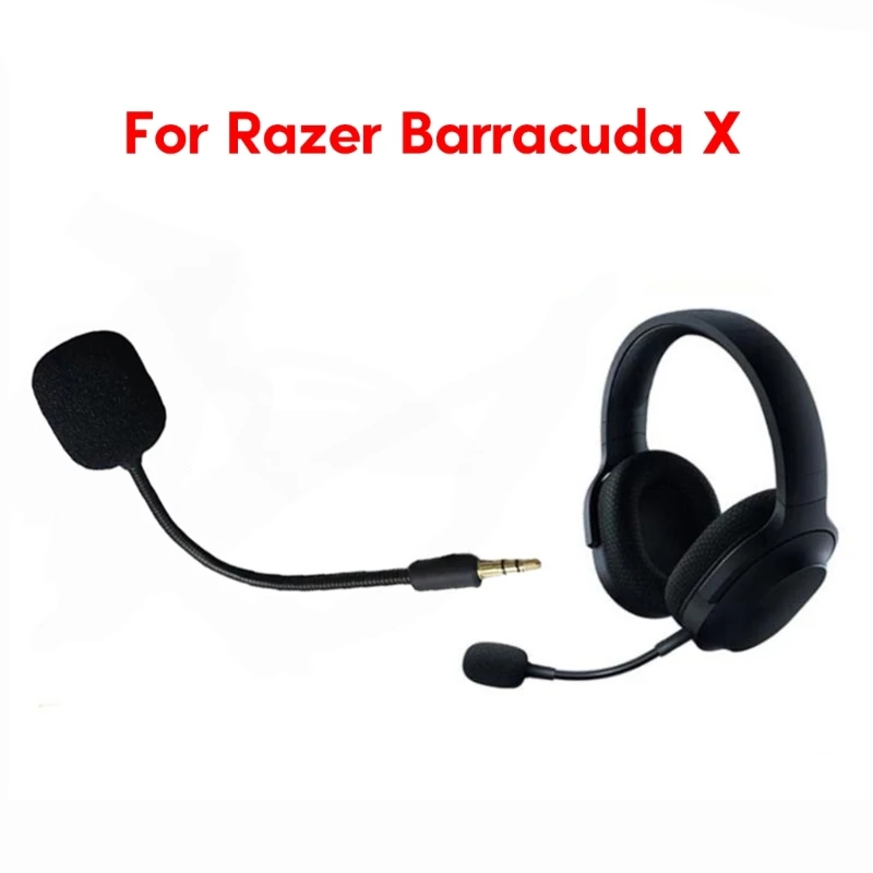 

Detachable 3.5mm Boom Microphone for BarracudaX Headset Mic Plug and Use Windproof Foam Boom Mic Noise Cancellation DropShipping